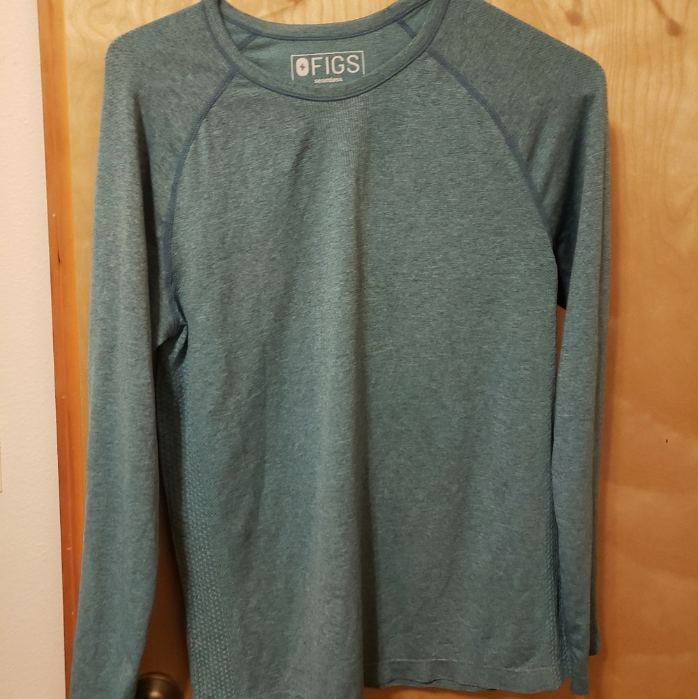 Figs seamless long-sleeved underscrub